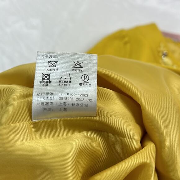 Circle mod stylemustard yellow shift dress, size 165/88a or small - Picture 11 of 13